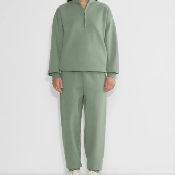 Aritzia Cozy Sweatfleece Mega Raglan Hoodie - Smoky Sage - Picture 4 of 4